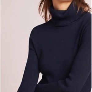 Anthropologie Moth bell sleeve turtleneck